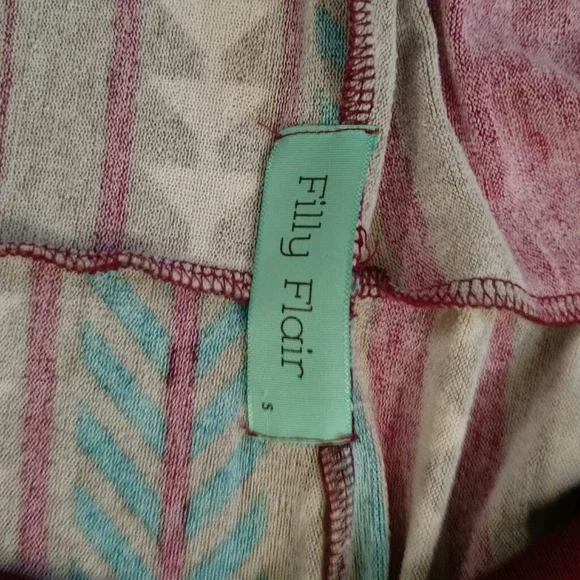 Filly Flair Red Poncho - Picture 2 of 3